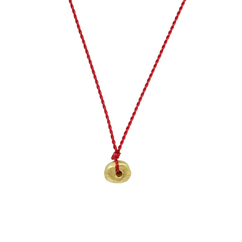 Keepsake locket necklaces-Wabi-Sabi 18k Necklace