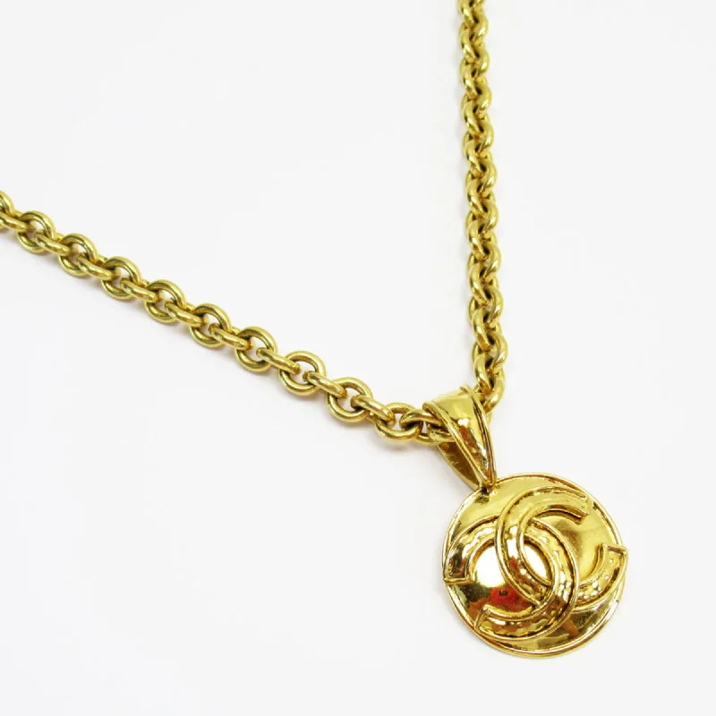 Stamped name necklaces-Chanel  Metal Necklace (Pre-Owned)