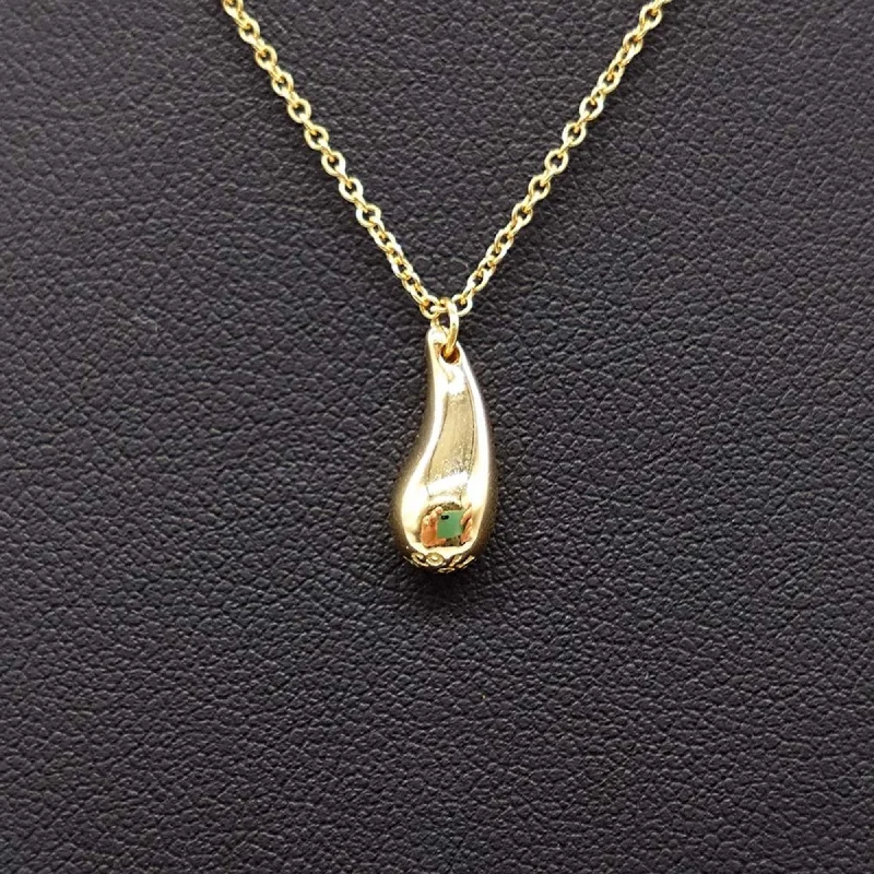 Swinging gem necklaces-Tiffany  yellow  (18K) Necklace (Pre-Owned)