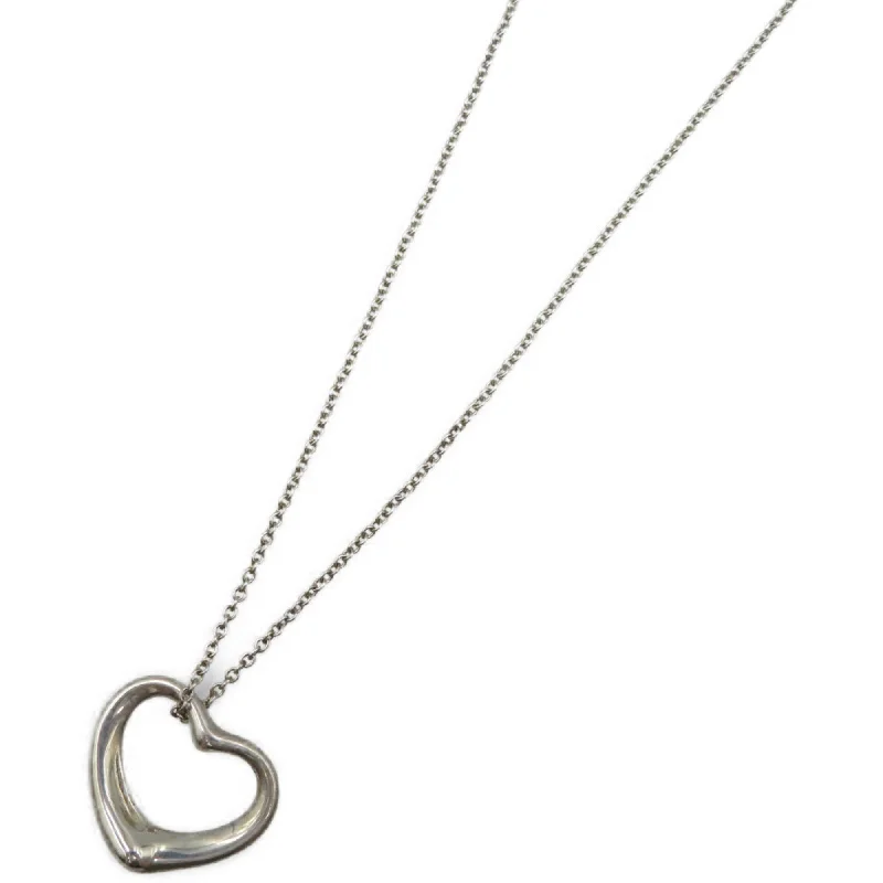 Woven rope necklaces-Tiffany Open Heart   925 Necklace (Pre-Owned)