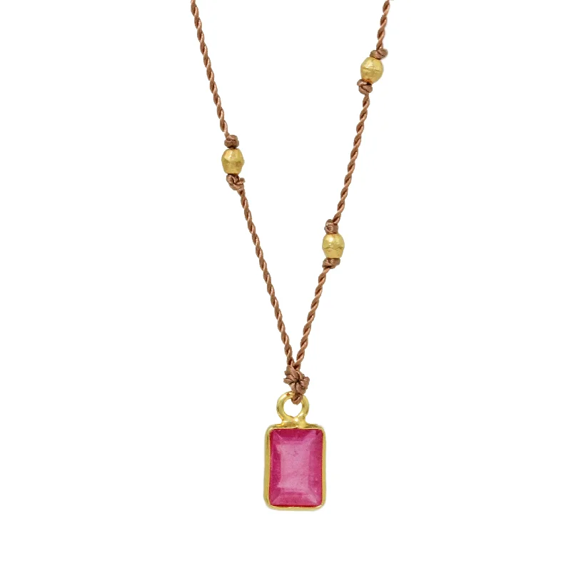 Persian style necklaces-Ruby Necklace