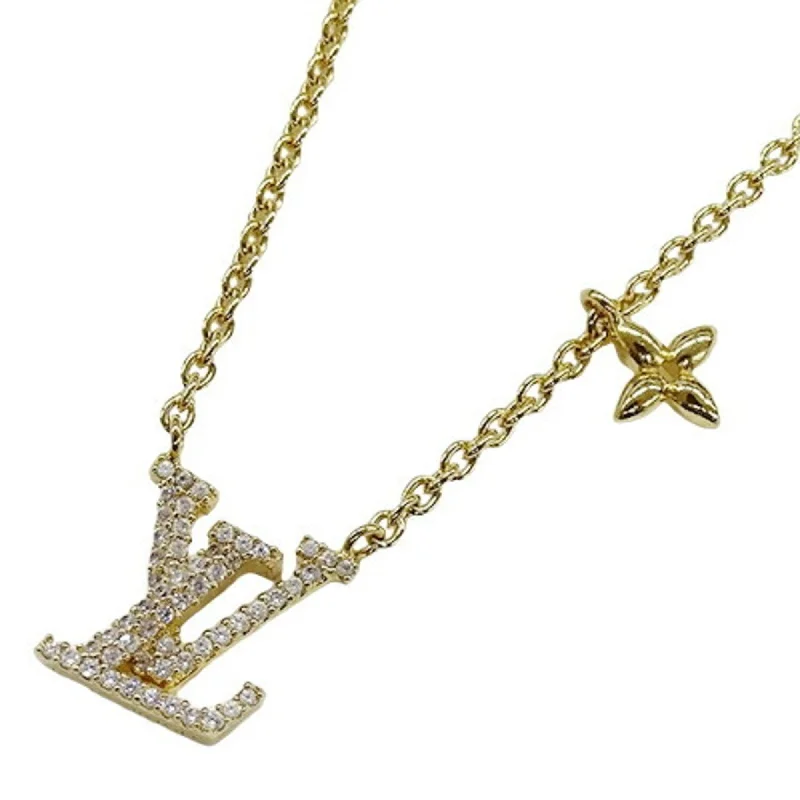 Monogram initial necklaces-Louis Vuitton  Metal Necklace (Pre-Owned)