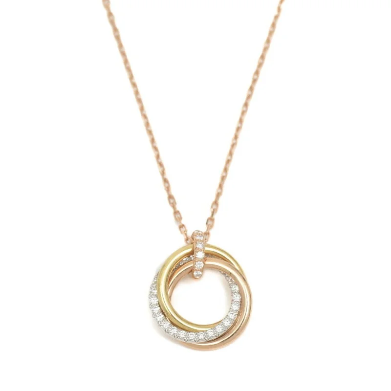 Uneven design necklaces-Cartier pink  (18K)   (18K) yellow  (18K) Necklace (Pre-Owned)