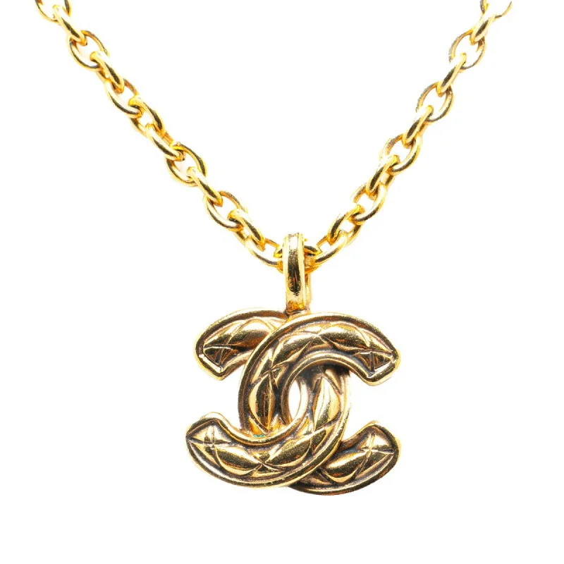 Linked pendant necklaces-Chanel   Plating Necklace (Pre-Owned)