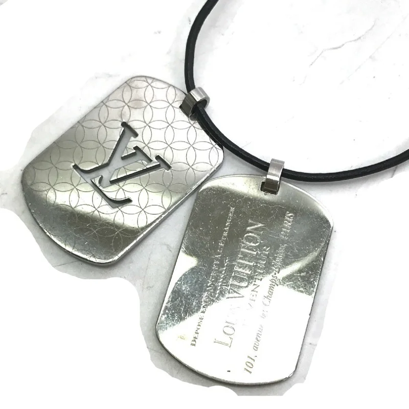 Simple minimalist necklaces-Louis Vuitton  Stainless Steel Necklace (Pre-Owned)