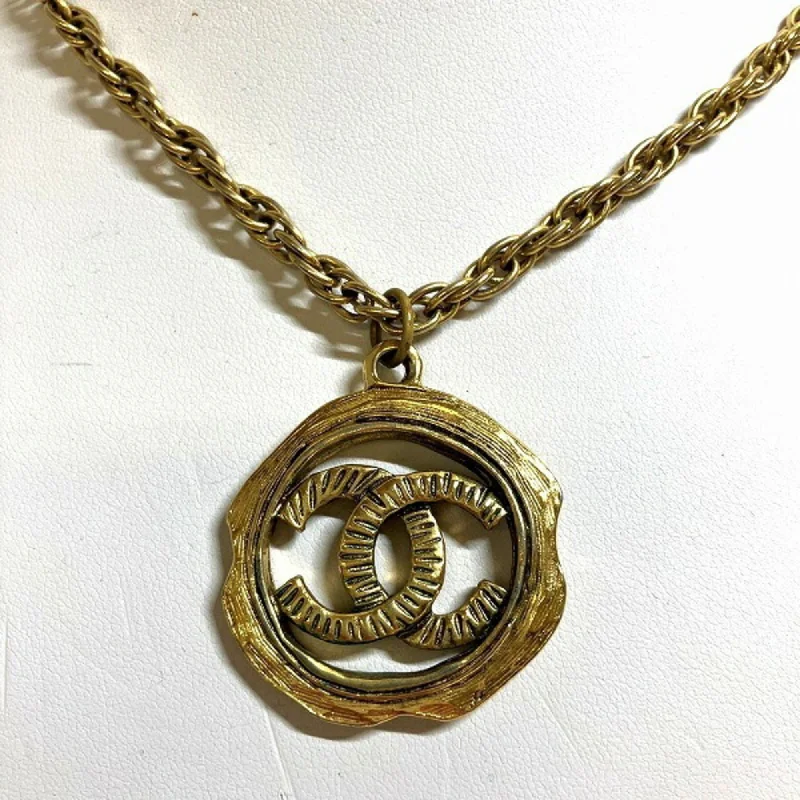 Citrine healing necklaces-Chanel   Plating Necklace (Pre-Owned)