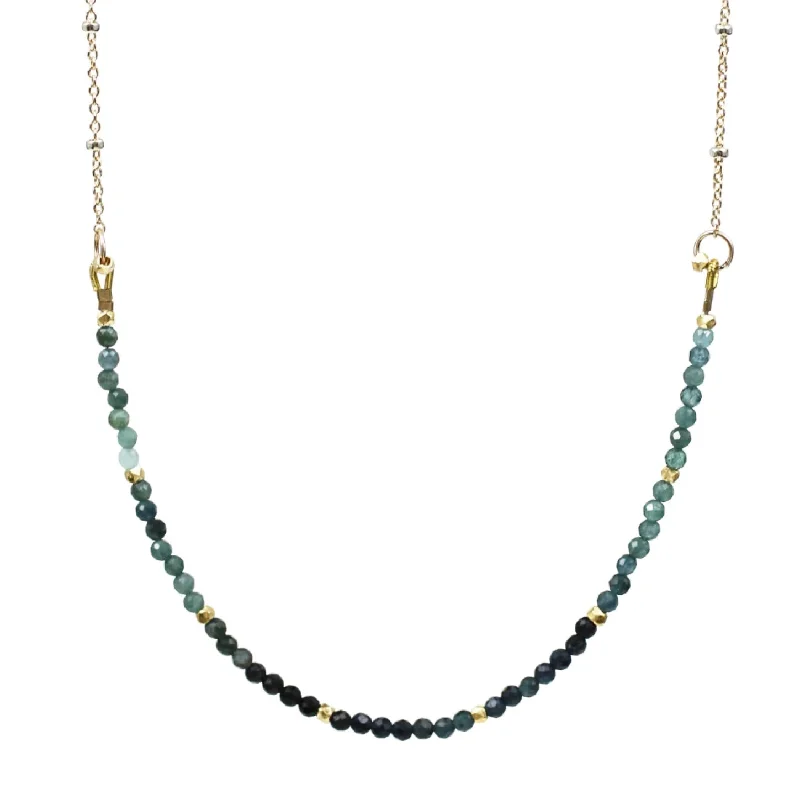 Freshwater pearl necklaces-Bryn Grandidierite Necklace