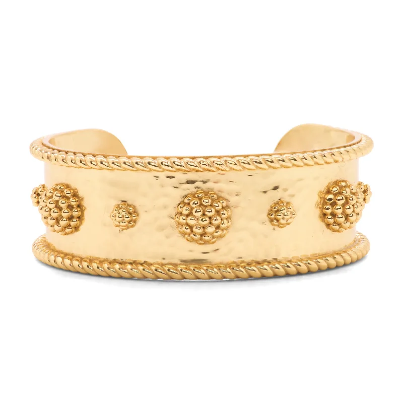 Curved cuff bracelets-Berry Classic Cuff - Gold