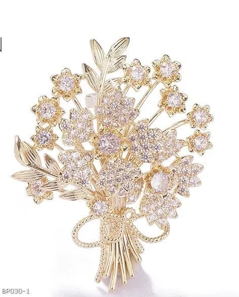 Painted enamel brooches-Luxury Super Sparkling Crystal Fortune Tree Brooch