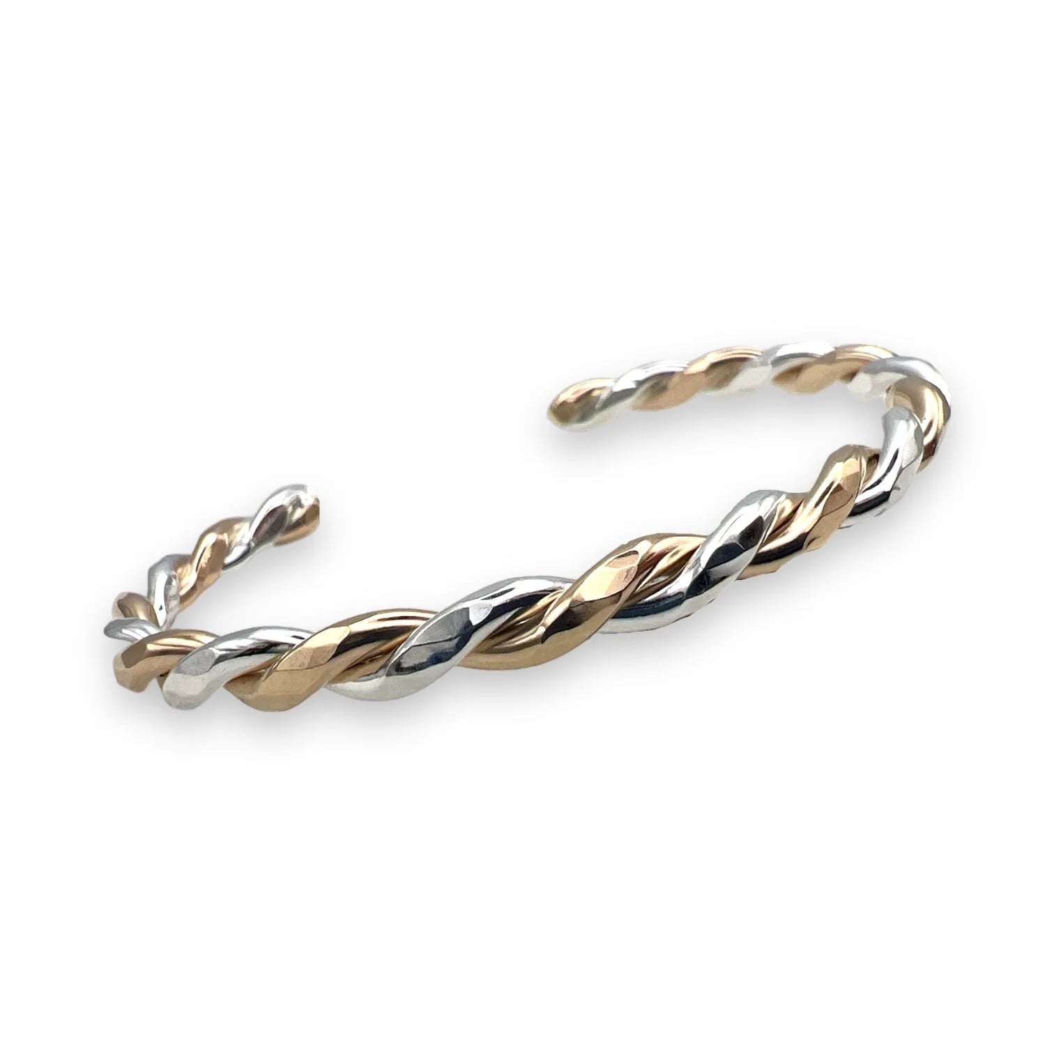 Simple modern bracelets-Twist Cuff-Heavy