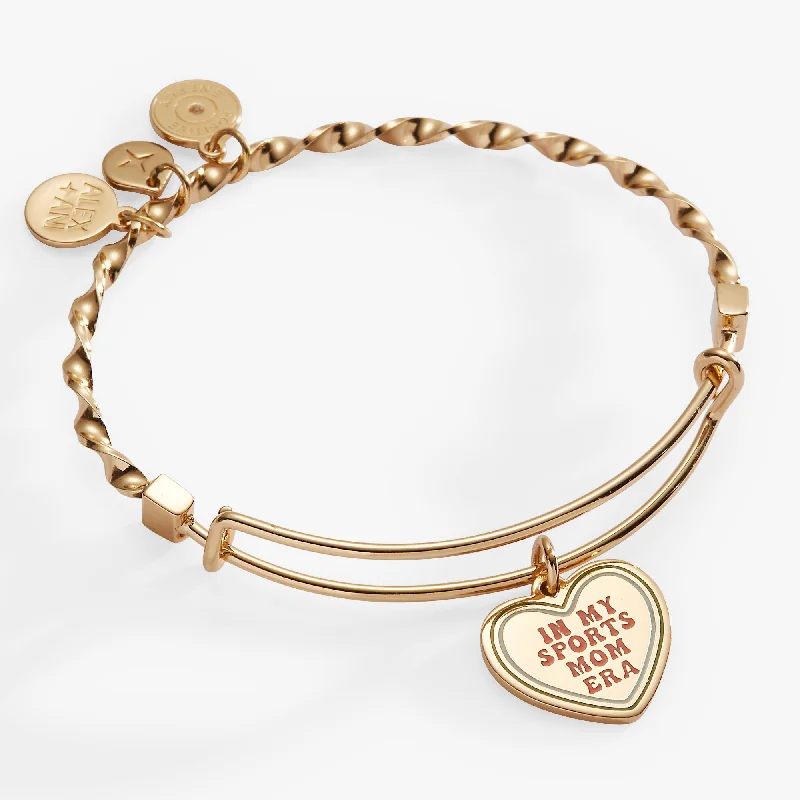 Circular design bangles-“In My Sports Mom Era” Charm Bangle