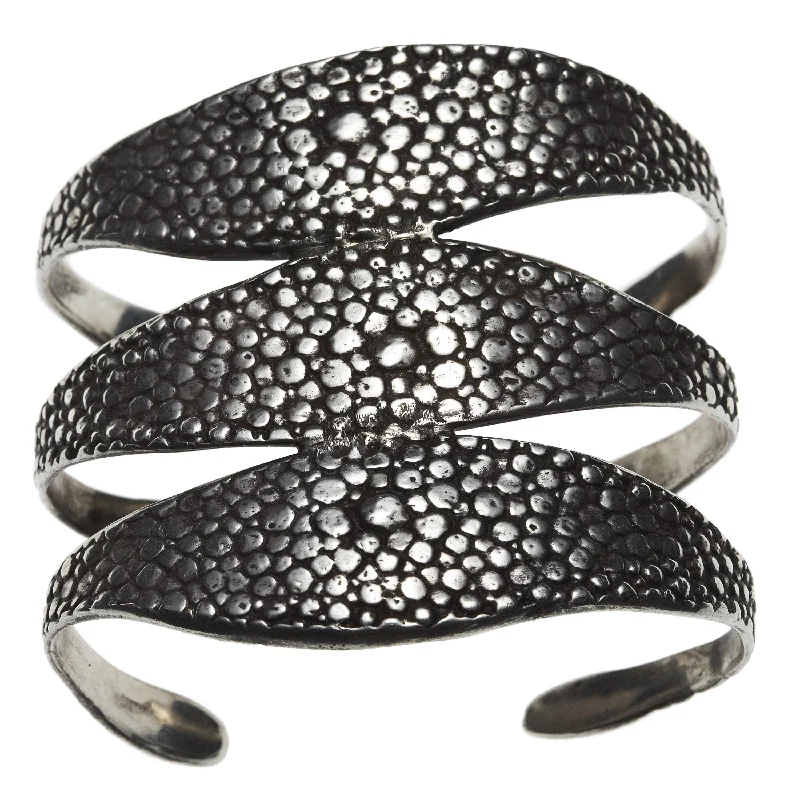 Radiant star bracelets-Stingray Triple Cuff