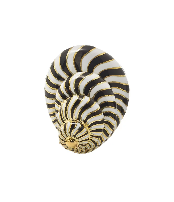 Frosted bead brooches-Shell Brooch