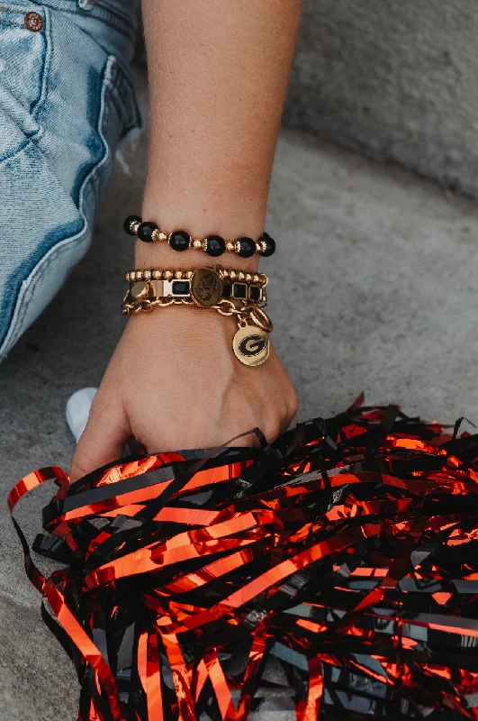 Peridot bead bracelets-Blanche | Game Day