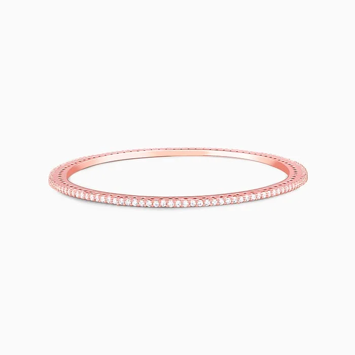 Cord wrap bracelets-Rose Gold Rising Radiance Bangle