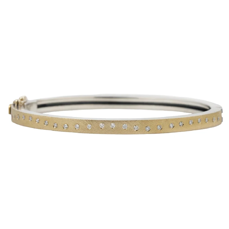 Protective eye bangles-Rene Gold Bangle