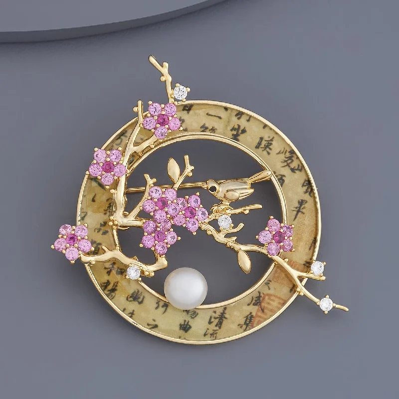 Artistic shape brooches-Trendy Brooch 179868