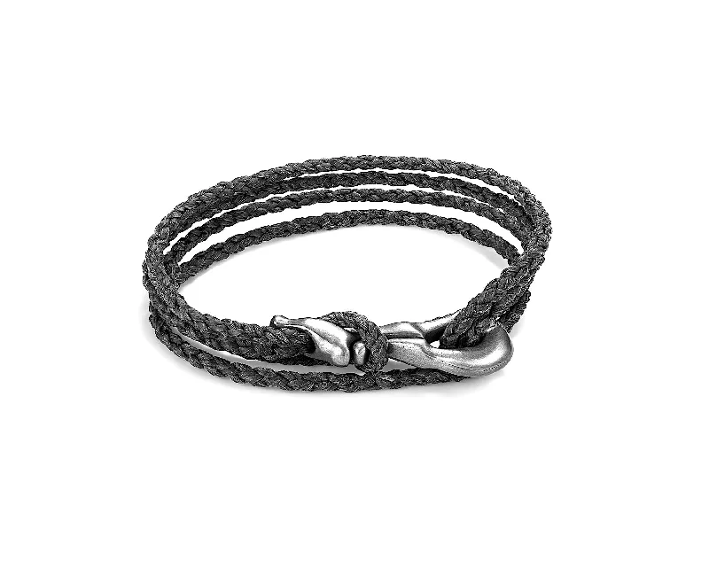 Uneven bangles-Pelican Clip, Hand Braided Cord