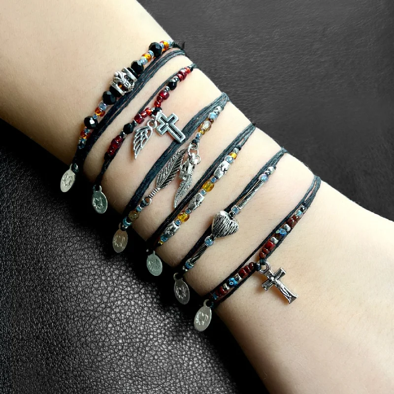 Fine stack bracelets-Six Album Inspired Bundle by Andy Biersack