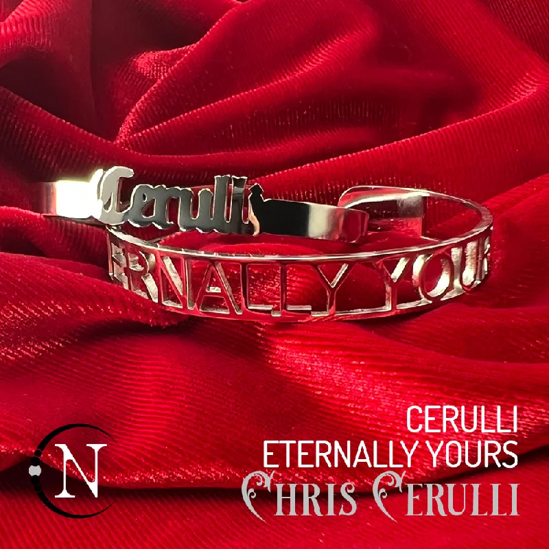 Dark gothic bracelets-Artist Cuff & Lyric Bundle ~ Eternally Yours by Chris Cerulli