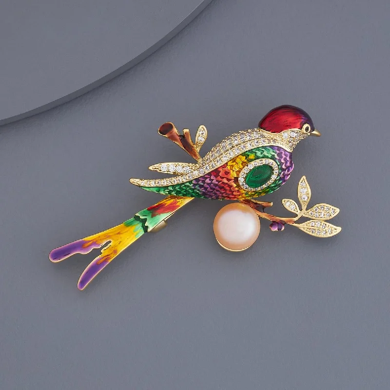 Ornate accent brooches-Trendy Brooch 179796