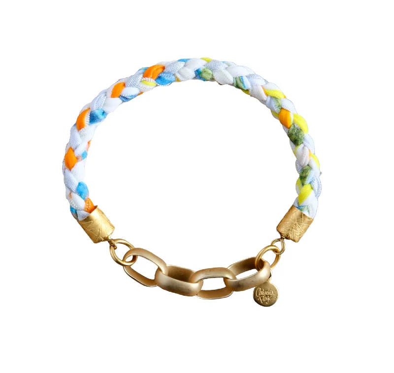 Artistic shape bracelets-Joylet in White