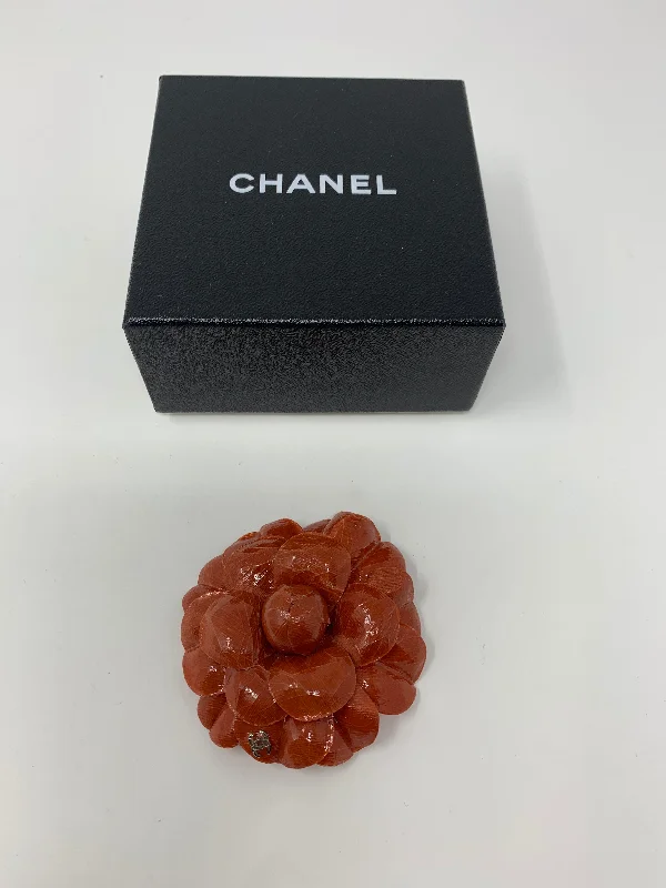 Sculpted art brooches-Chanel Camellia Brooch!