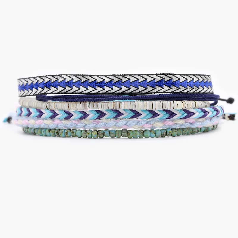 Protective eye bangles-The Milos Stack