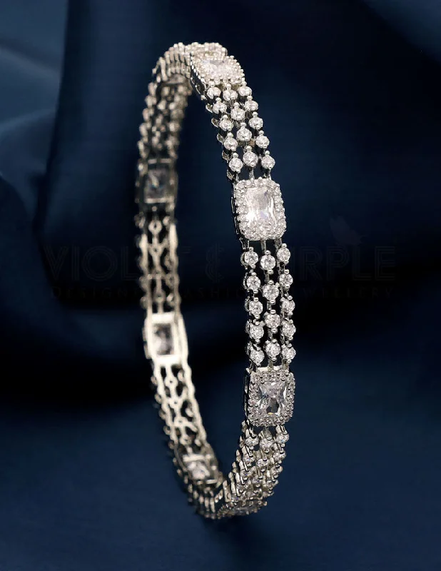 Frosted bead bracelets-Zircon Designer Bangles zbgl10886