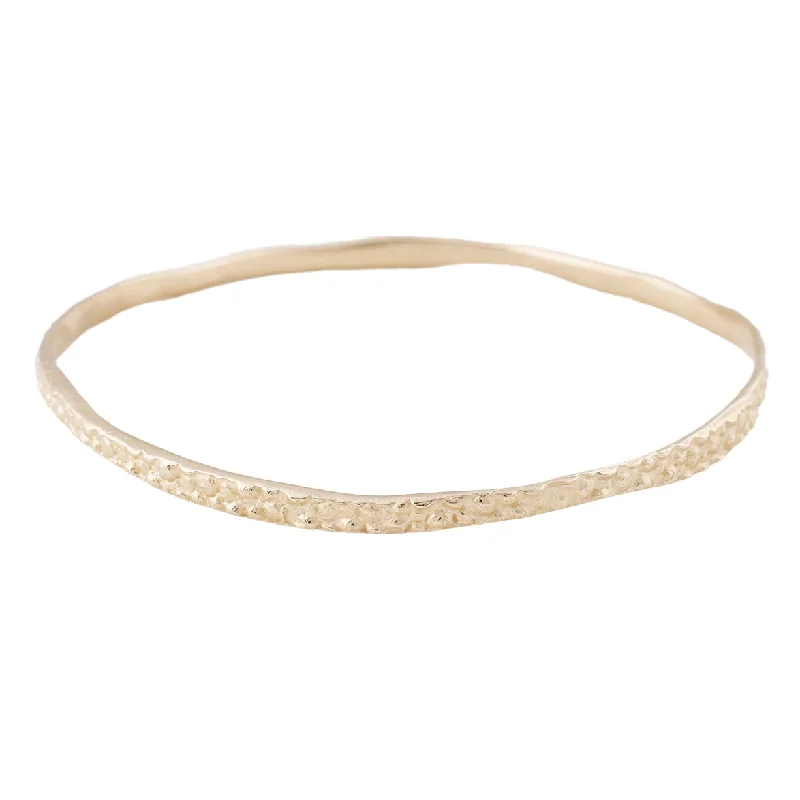 Wide stone bracelets-Gold Stingray Bangle