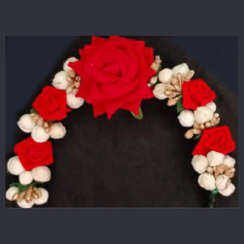 Tiered design brooches-Kavya's Kreation Designer Floral Hair Brooch