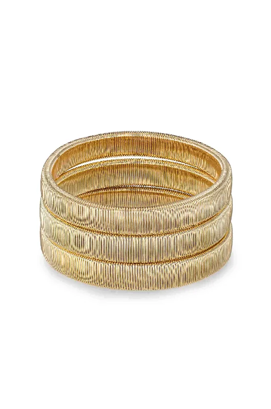 Regency style bangles-Flex Stretch Bangle Set