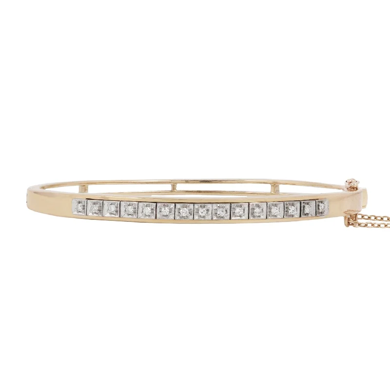 Ethnic bead bangles-Diamond Block Bangle