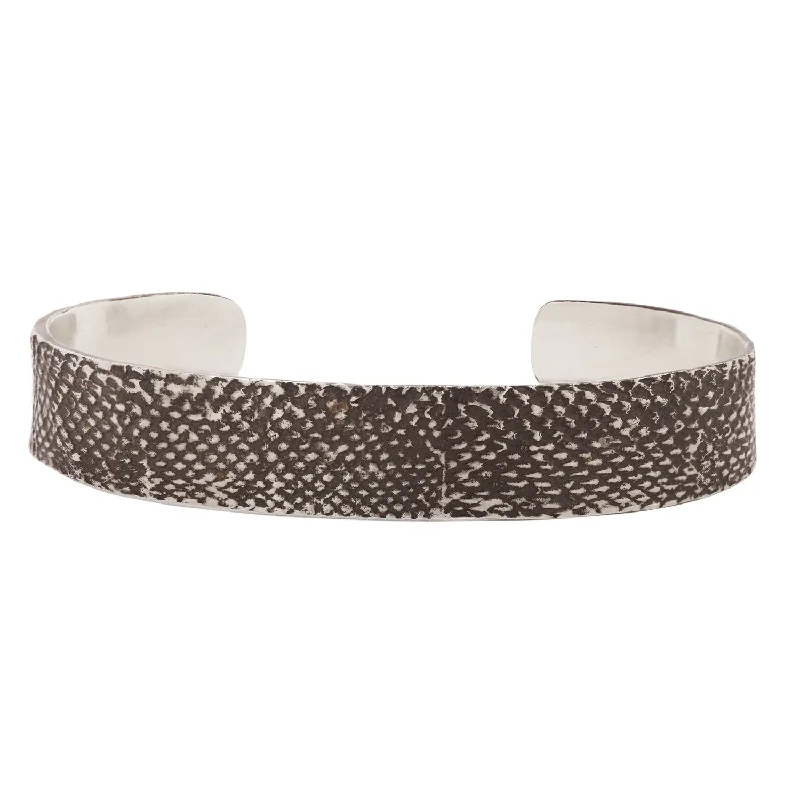 Bead trim bangles-Snakeskin Cuff